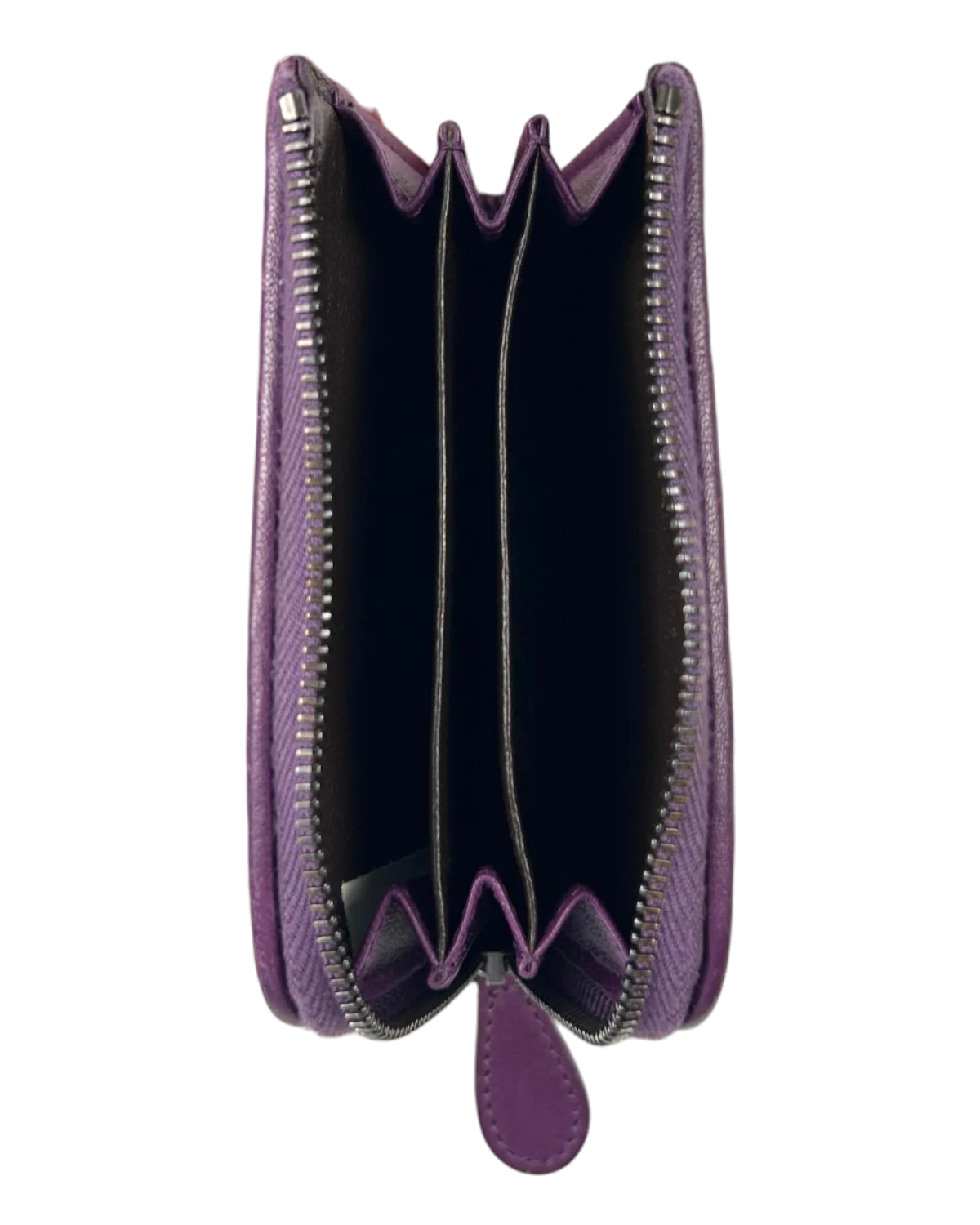 BOTTEGA VENETA (AS IS) Lavender Intrecciato Card Holder - Image 5