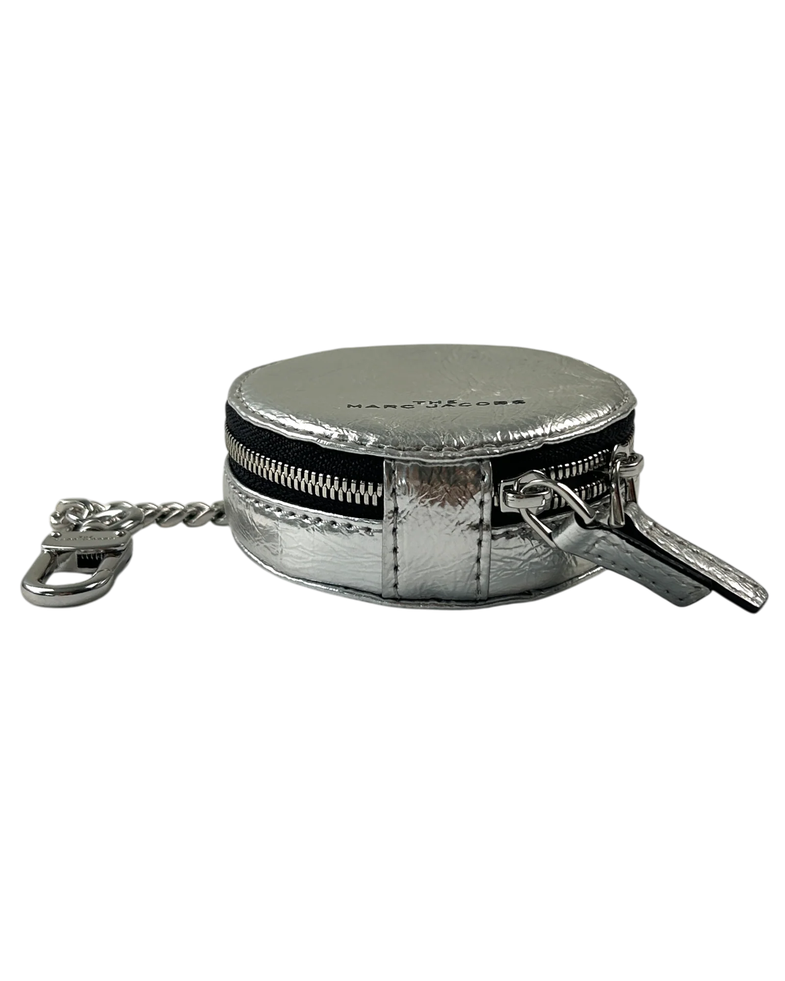 MARC JACOBS Silver Round Mini Pouch - Image 4